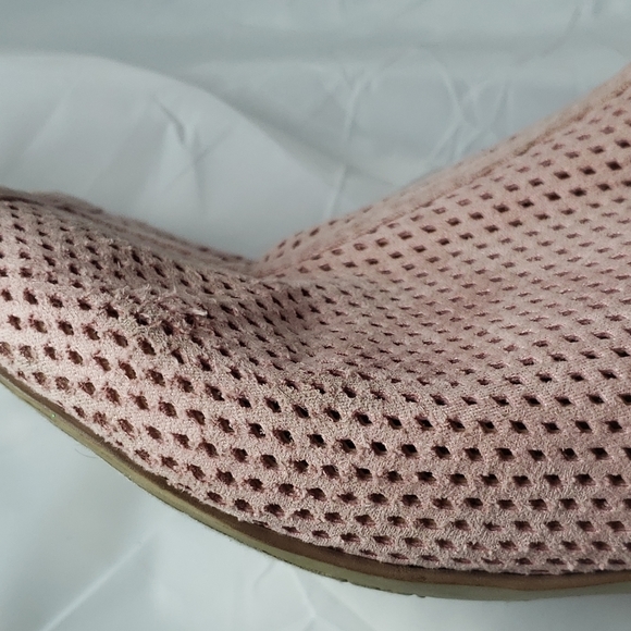 UNISA Slingback Heels Womens 9M pink suede Open Toe Block Heel - Picture 8 of 12